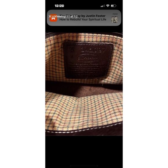 Brighton‎ Vintage 90s Y2K Leather Brown Shoulder Bag Bucket Purse Western Boho - Picture 8 of 8